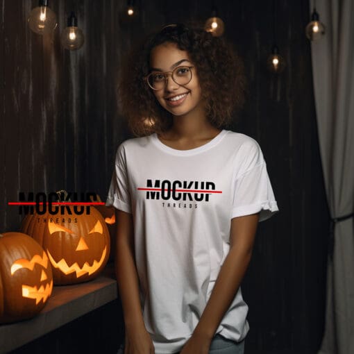 Halloween - T-Shirt Mockup Template 09