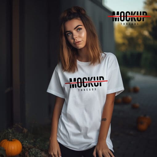 Halloween - T-Shirt Mockup Template 14