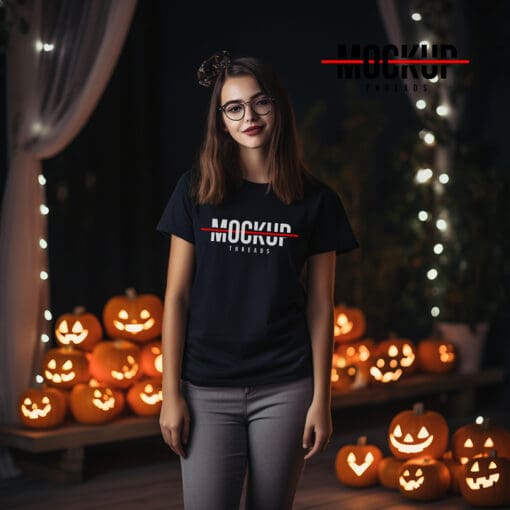 Halloween - T-Shirt Mockup Template 15